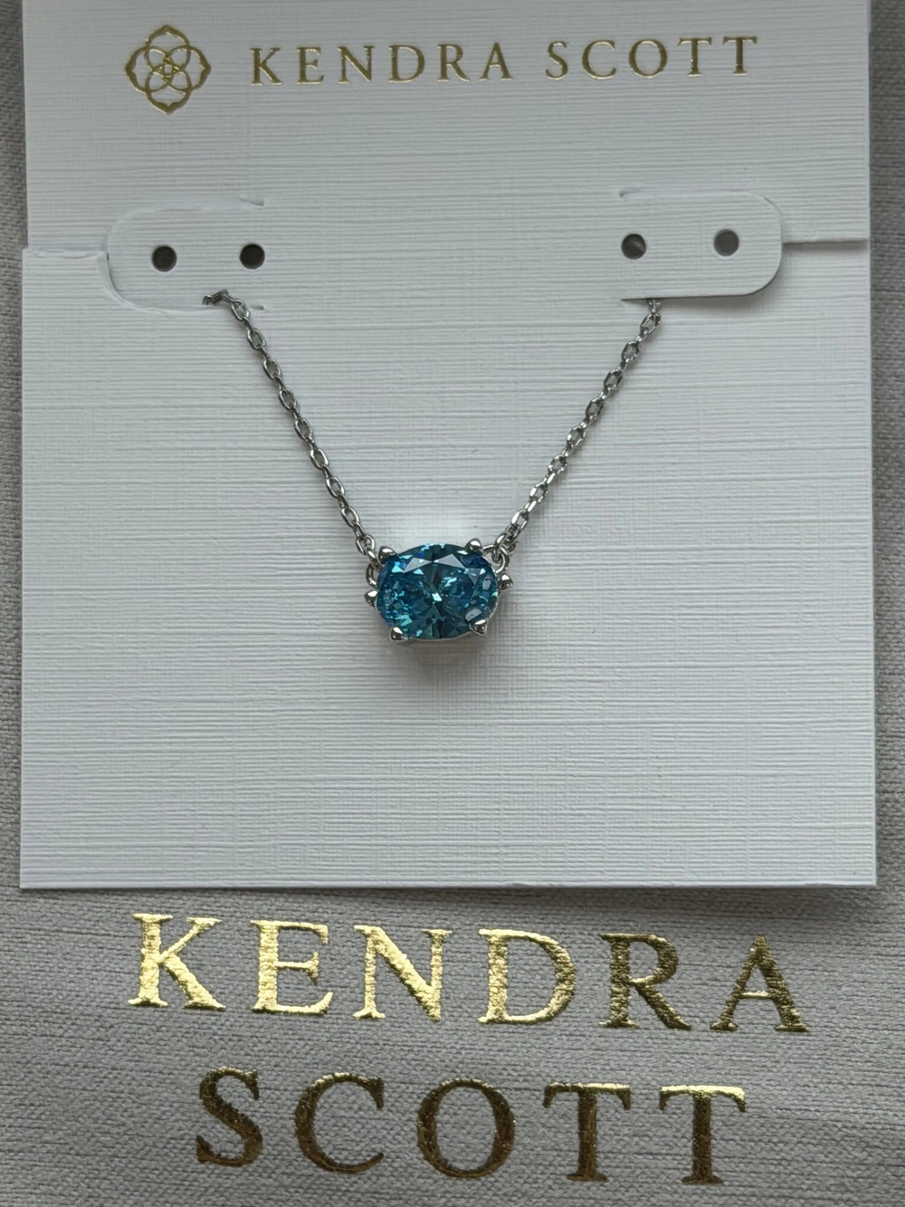 Kendra Scott Blue Pendant Necklace